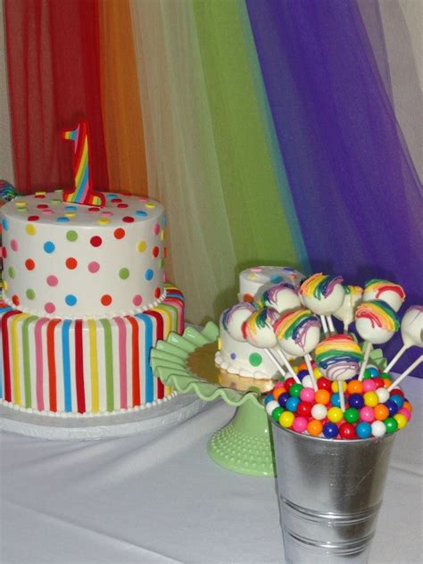 Cake Pops By Jamie Js Creative Confections Rainbow Party Rainbow
