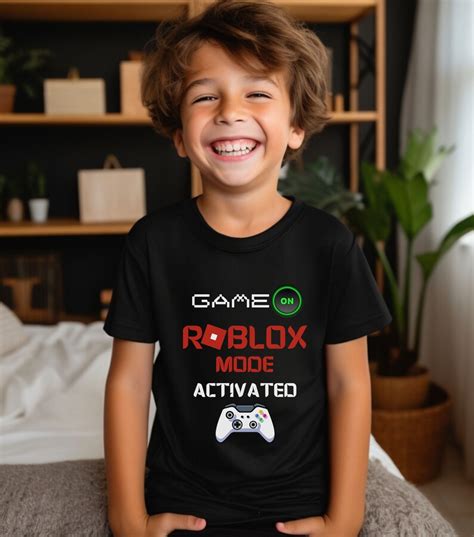 Roblox Kids Birthday Shirt Roblox Shirt Gamer Shirt Roblox Lover