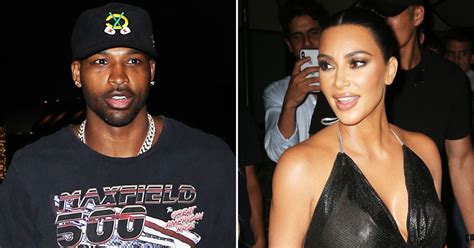 tristan thompson spotted laughing with kim kardashian over dinner
