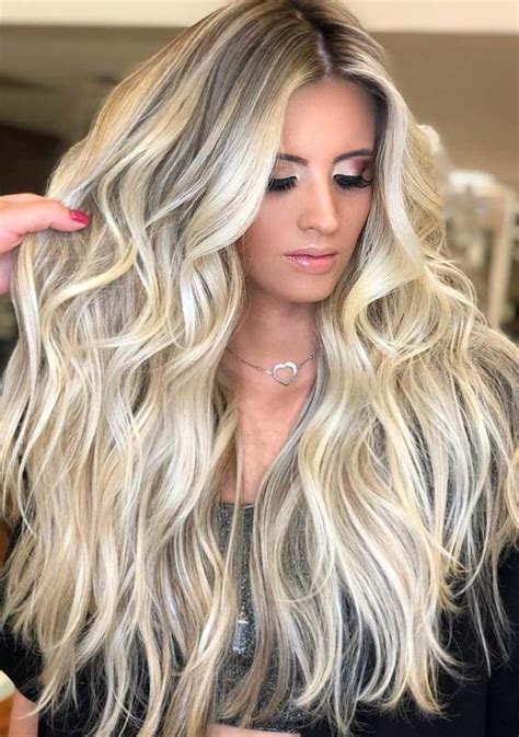 Stunning Voluminous Long Thick Blonde Hairstyles For 2018 Cabelo