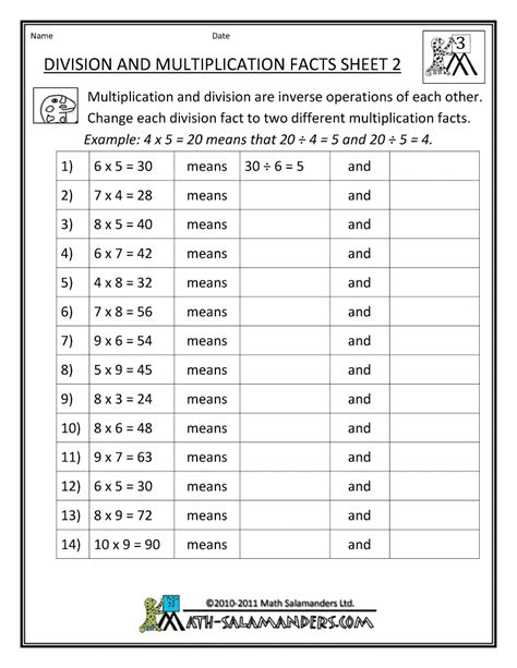A lightning bolt can be 50,000º f! free math work sheets division multiplication facts | Math ...