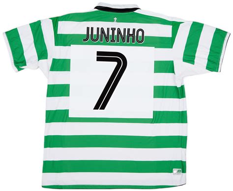 2004 05 Celtic Home Shirt Juninho 7 810 Xl