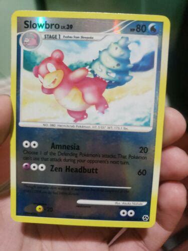 Slowbro Reverse Holo 54 Prices Pokemon Great Encounters Pokemon Cards