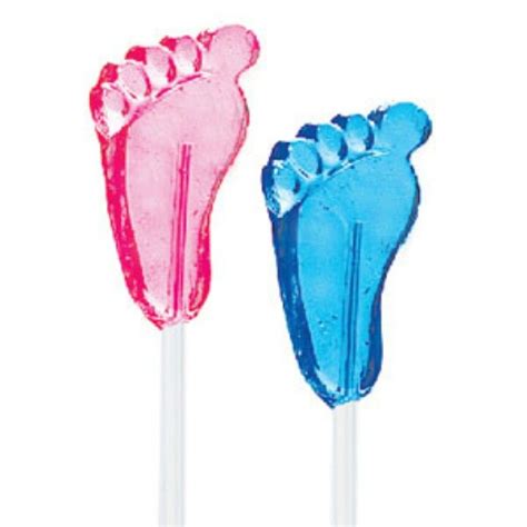 Lollipop Feet Twinkle Candy Lollipop Baby Shower Candy