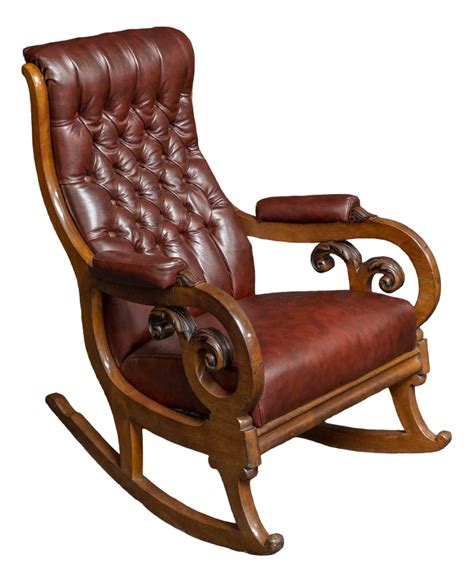 Victorian Mahogany Rocking Chair Chairish
