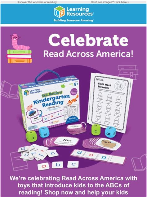 Learning Resources Celebrate Read Across America Milled