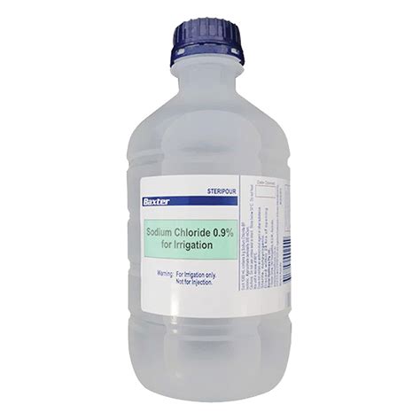 Baxter Sodium Chloride 09 For Irrigation 100ml Steripour Bottle
