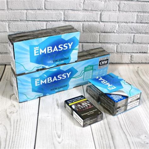 Embassy Signature New Crush Kingsize 20 Packs Of 20 Cigarettes 400
