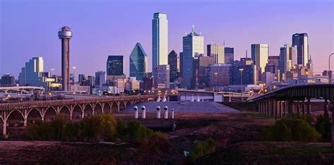 Dallas Skyline Sunrise 121020 Photograph By Rospotte Photography