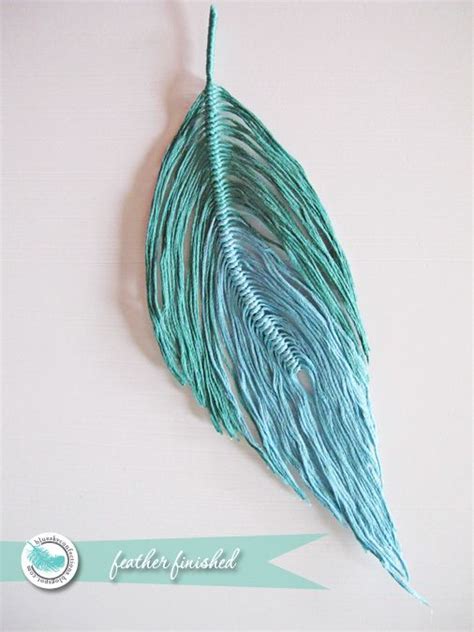 Handmade Feather Tutorial Infarrantly Creative Feather Diy Yarn
