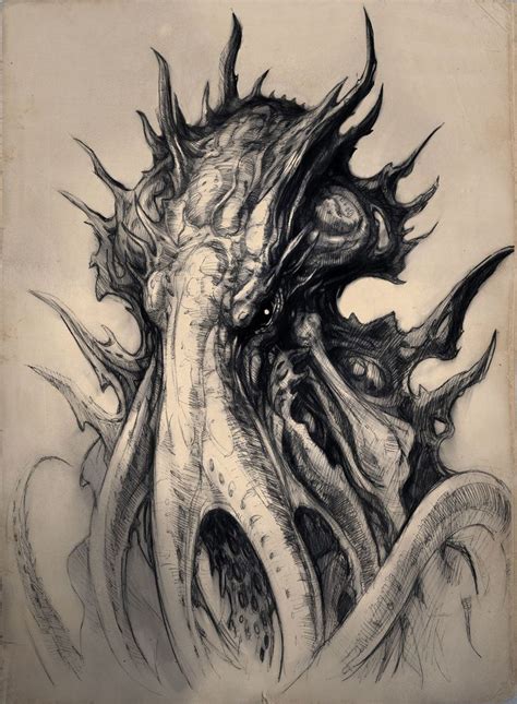 Old Hp Lovecraft Sketches Planning More To Come Tj Frame On Artstation At Https