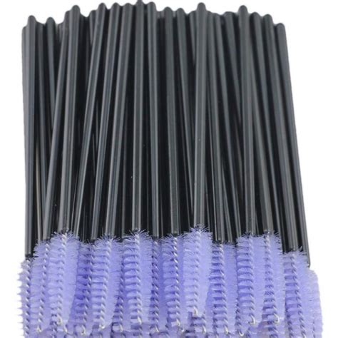 Light Purple Disposable Eyelash Makeup Brushes Mascara