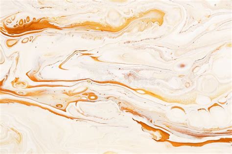 Golden Dynamic And Fluid Raster Texture Abstract Acrylic Paints Mixt