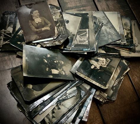 Big Lot Of 114 Tintypes Antique Photos The Thanatos Archive Store