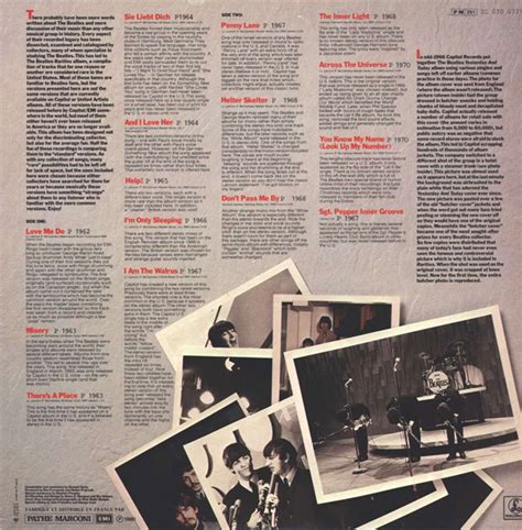 Rarities Us 1980 Official Album By The Beatles