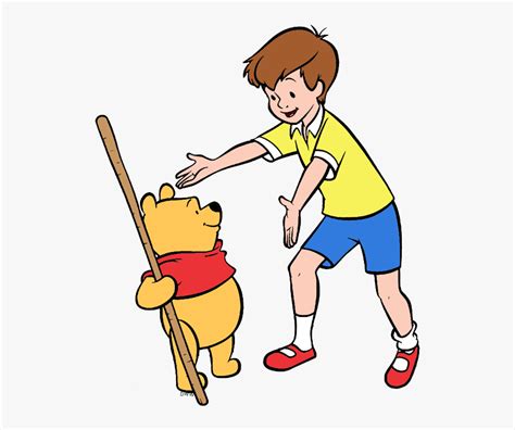 Winnie The Pooh Clipart Christopher Robin Hd Png Download Kindpng