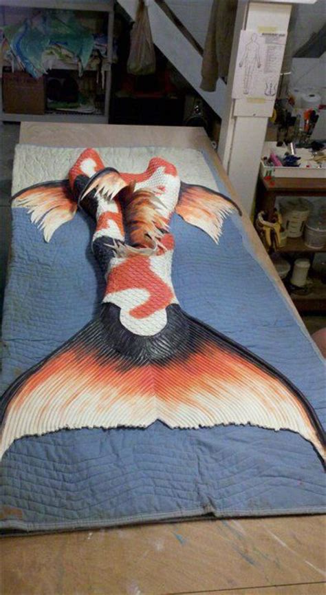 Koi Fish Mermaid Tail Or Perhaps A Merman Tail Since It Does Seem To Be