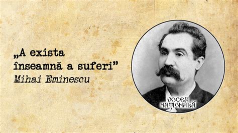 Mihai eminescu, citate de mihai eminescu despre egalitate, noroc, altruism, viata, caracter, iubire, compromis si gandire. A exista, citat de Mihai Eminescu - Vocea Națională