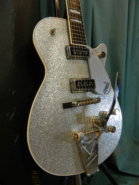 1998 Gretsch Silver Jet G6129t Silver Sparkle Guitars Electric Solid Body My Generation Guitars