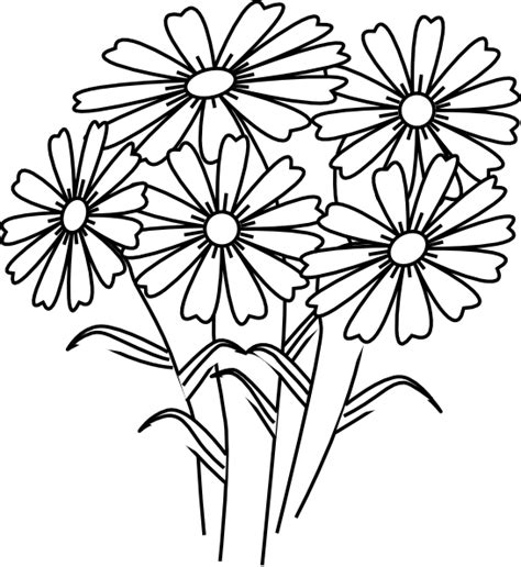 Similar images, stock photos & vectors of black and white flower pattern for coloring. Coloring Book Flowers Clip Art at Clker.com - vector clip ...