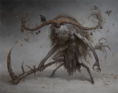 Bogdan Rezunenko Creature Concept Art Horror Artwork Monster