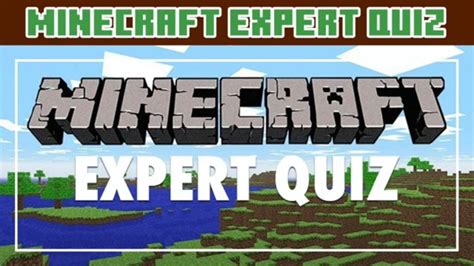 Minecraft Expert Quiz Updated 090721 Score 100 Youtube
