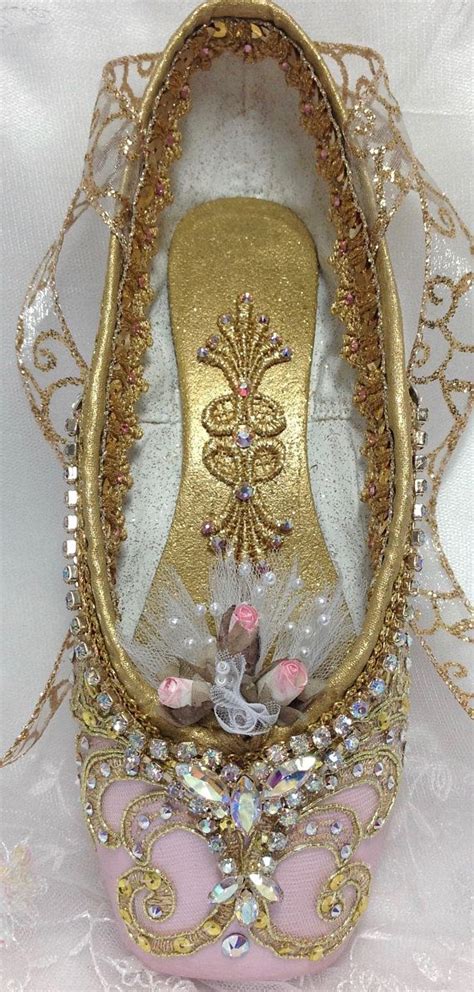 Sugarplum Fairy Decorated Pointe Shoe Sleeping Beauty Ballet Auroras