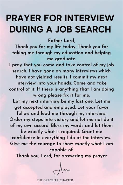 8 Effective Prayers For Employment The Graceful Chapter
