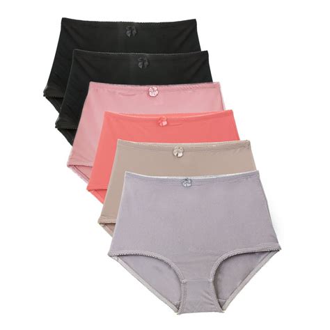 B2body B2body Womens Panties Comfortable High Waist Tummy Control