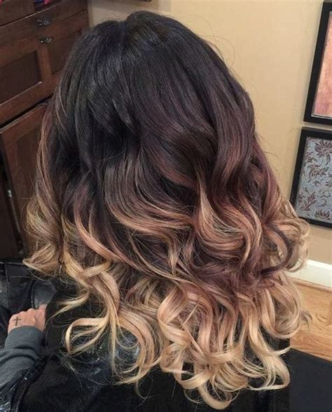 Claims that blond hair would disappear have been made since 1865. black to blonde curly ombre hair (With images) | Black ...