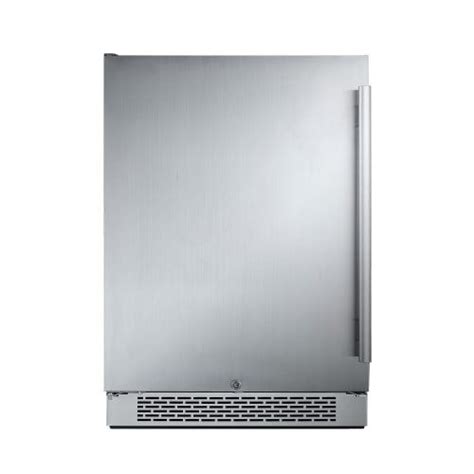 The refrigerator section includes adjustable shelves made from. Avallon AFR241SSLH 5.5 Cu Ft 24 Builtin Refrigerator Left ...