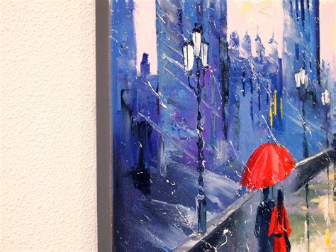 Rain In London Painting By Olha Darchuk Jose Art Gallery