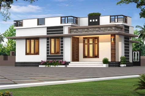 725 Sq Ft 2bhk Modern Single Floor House And Free Plan Home Pictures