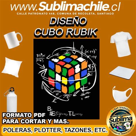 Diseño De Cubo Rubik Para Sublimar Editable En Cdr Pdf Sublimachile