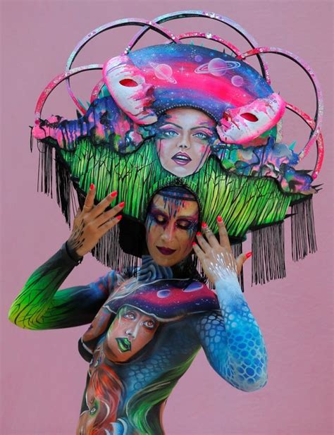 Living Art Stunning Photos Of Models Wearing Paint At World Bodypainting Festival Lifestyle