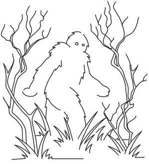 You can use our amazing online tool to color and edit the following sasquatch coloring pages. Monsters | Urban Threads: Unique and Awesome Embroidery ...