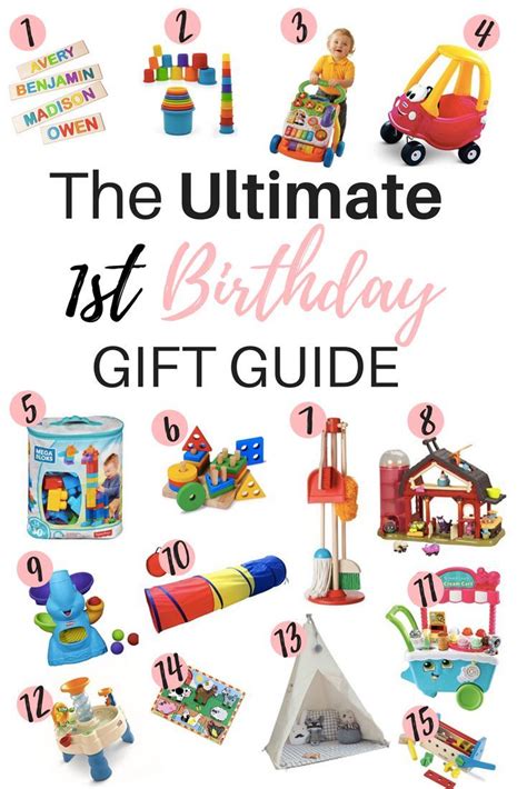 Birthday gifts for one year old boy. The Ultimate First Birthday Gift Guide | One year old gift ...