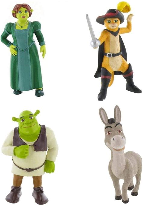 Buy Comansi Shrek Figure Set With Shrek Fiona Donkey Tomcat Online