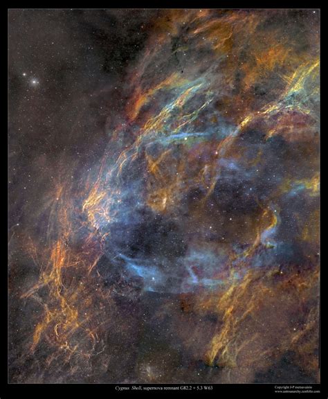 Astro Anarchy A Very Rare Photo Cygnus Shell Supernova Remnant G822