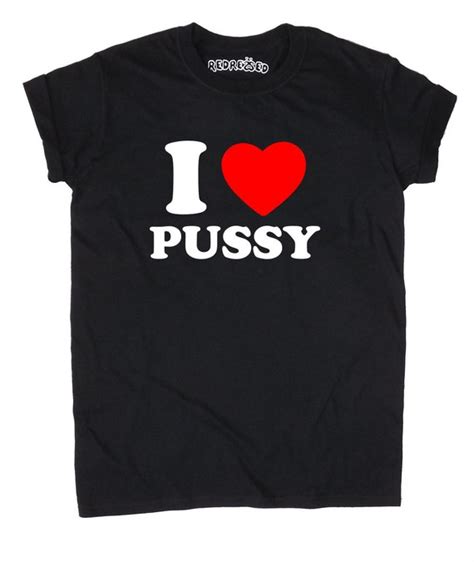 Items Similar To I Heart Pussy T Shirt 90s I Love Pussy Retro