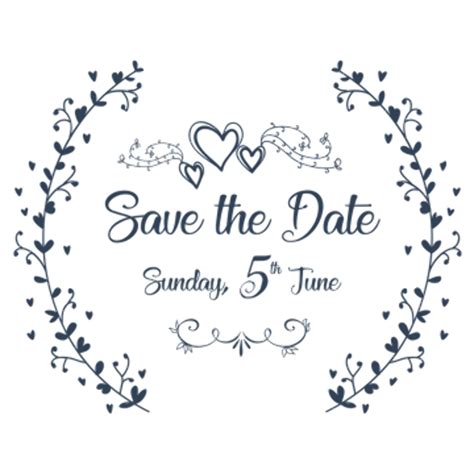 Download High Quality Save The Date Clipart Wedding Transparent Png