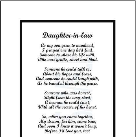 50th Birthday Poem For Daughter Etsy