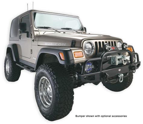 Body Armor Tj 4121 Rockcrawler Side Guards For 97 06 Jeep® Wrangler Tj