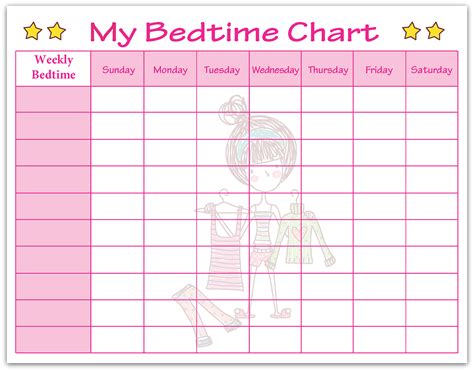 Free Printable Bedtime Routine Chart Free Printable A To Z Images And Photos Finder