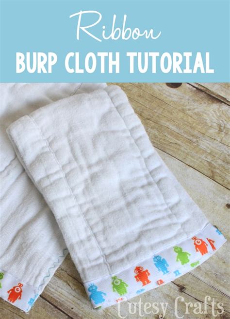 How To Make Baby Burp Cloths An Easy Diy Diy Candy