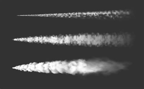 Smoke Trail Vector Art Png Images Free Download On Pngtree