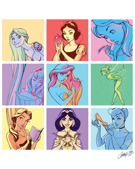 J Scott Campbell♠️🎨 On Twitter Disney Artwork Disney Pop Art Disney Princess Art