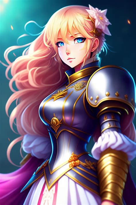 Lexica Magical Knight Anime Girl Blonde