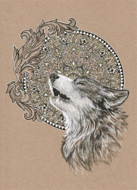 Wolf Mandala Mandalas For The Soul