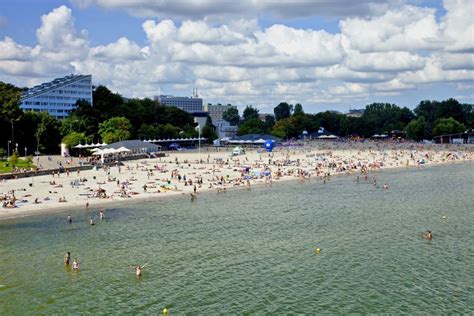 Sich Einprägen Vibrieren Ausflug Kamera Plaża Gdynia Orłowo Vorteil Rechteck Siedlung